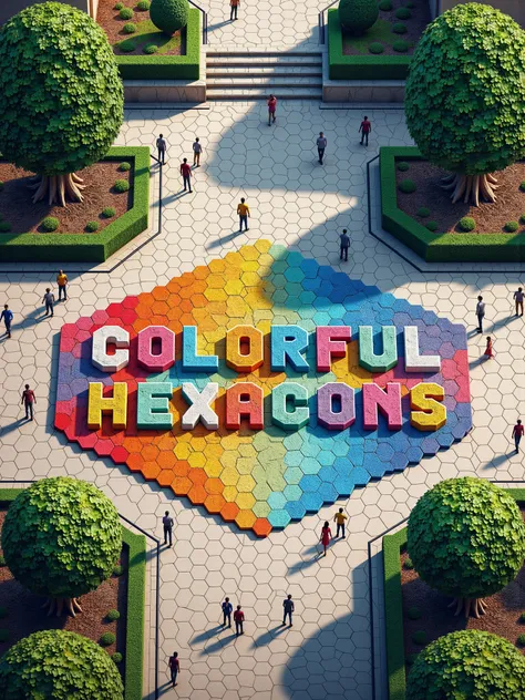 Colorful Hexagons FLUX & SDXL