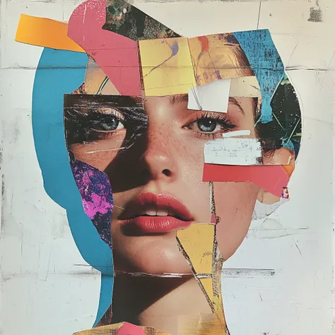 Retro Collage Art