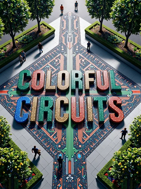 Colorful Circuit FLUX & SDXL