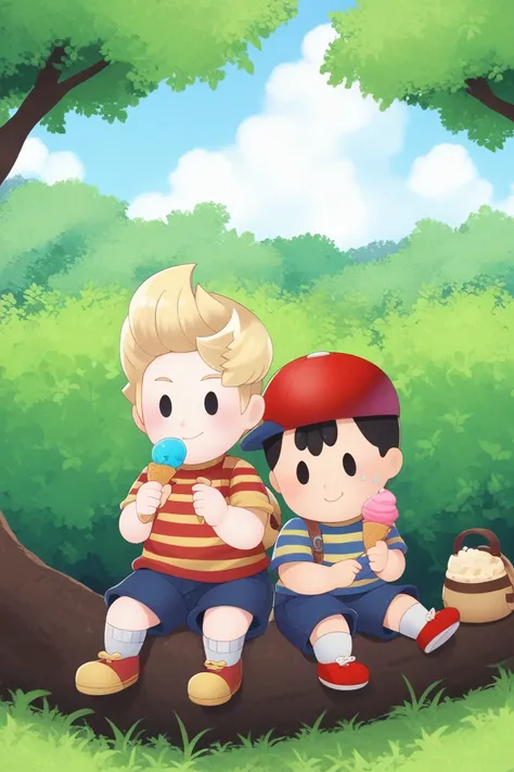 Ness & Lucas - EarthBound / Mother - (Pony) [Comission]