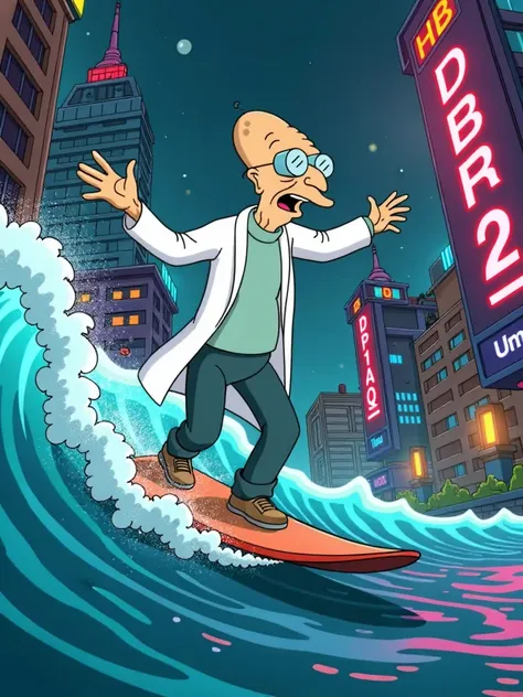 Professor Farnsworth (Futurama) - Flux.D