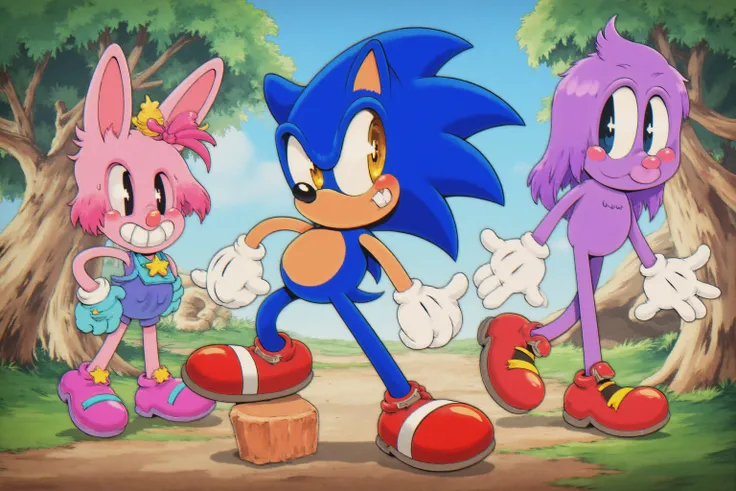 Cuphead rubber hose animation (Flux)