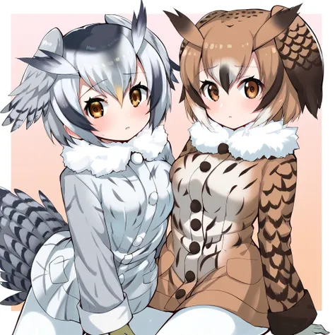 [kemono friends] フクロウコンビ/Pair of owls [Pony]