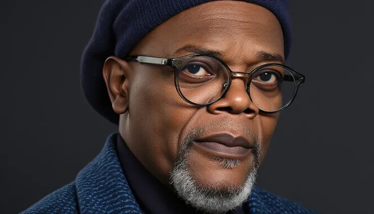 Close-up of samuel L. Jackson