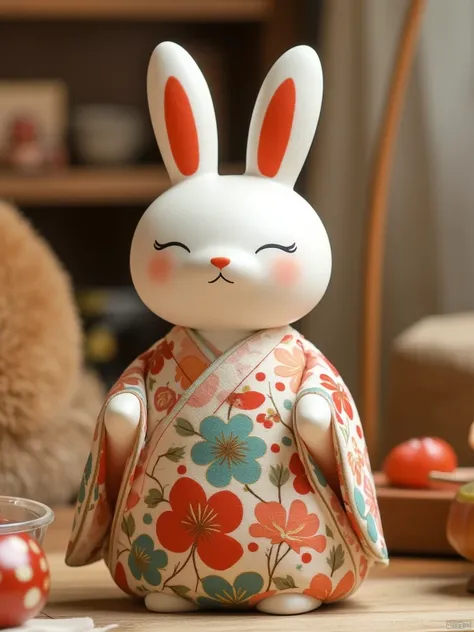 OBwawa,a rabbit Japanese dolls