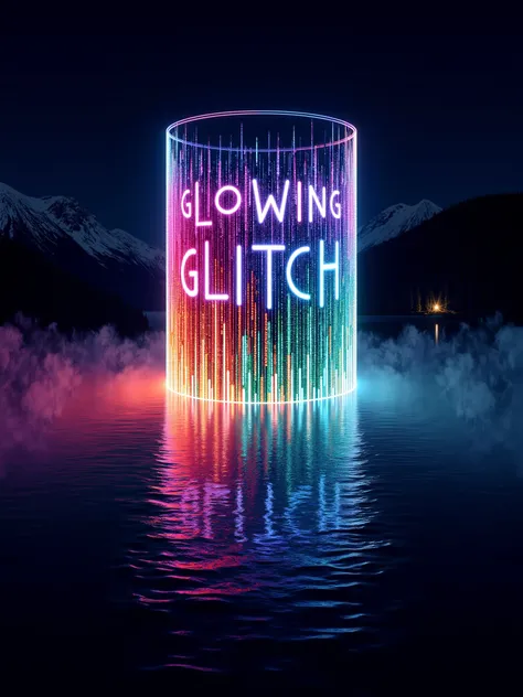 Glowing Glitch FLUX &SDXL