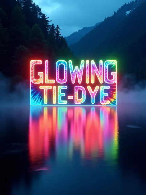 Glowing Tiedye FLUX & SDXL