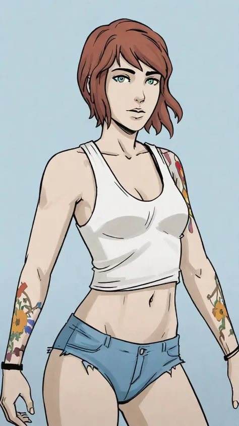 <lora:Life_is_Strange_Comic_Style_Big_Boy:0.6> LISComicStyle, Life is Strange, Style, Girl with Red hair, Sexy, Pretty