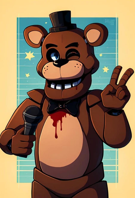 PonyXL + Illustrious Freddy Fazbear FNAF / Five Nights at Freddy's