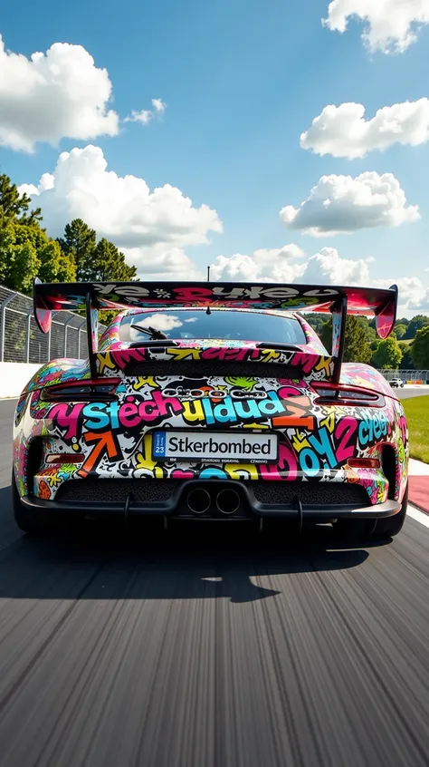 Stickerbombed