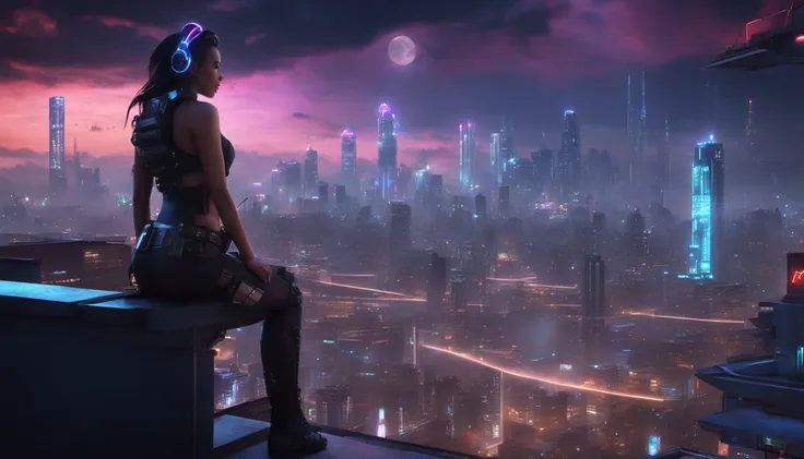 Cityscape From Above Concept Art (VW Style)