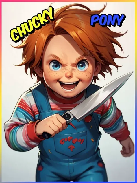 Chucky (Child's Play) COMMISSION - PONY XL - by Yeiyeiart