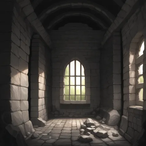 score_9, score_8_up, score_7_up, score_6_up, score_5_up, score_4_up, zPDXL2,source_anime,rating_questionable, <lora:Dark_Castle:0.8> d4rkc4stle, indoors, window, stone