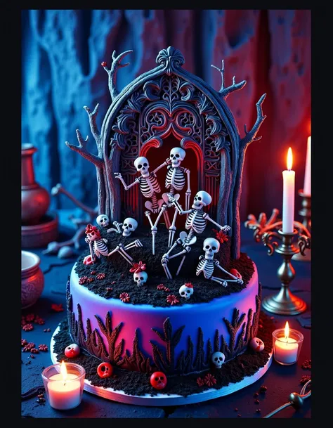 Creepy and eerie cakes flux