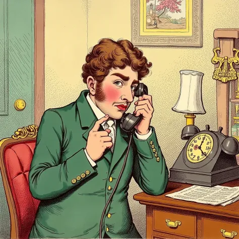 Flux LoRA Victorian Satire