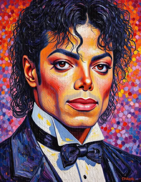 style of paul signac  , michael jackson man  in oil painting style <lora:style_of_Paul_Signac_FLUX_130-000001:1>, <lora:style_of_Paul_Signac_FLUX_130:0.5>  <lora:michael_jackson_FLUX_Guiding_lora-000001:1>