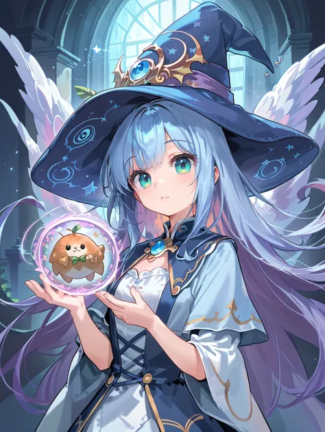 score_9, score_8_up, score_7_up,source_anime, <lora:style002:0.8>,
1girl, cute and wonderful familiar fantasy creature witch, majestic, fantastic, mythical, magical, magic, dynamic, wonderful, peaceful,