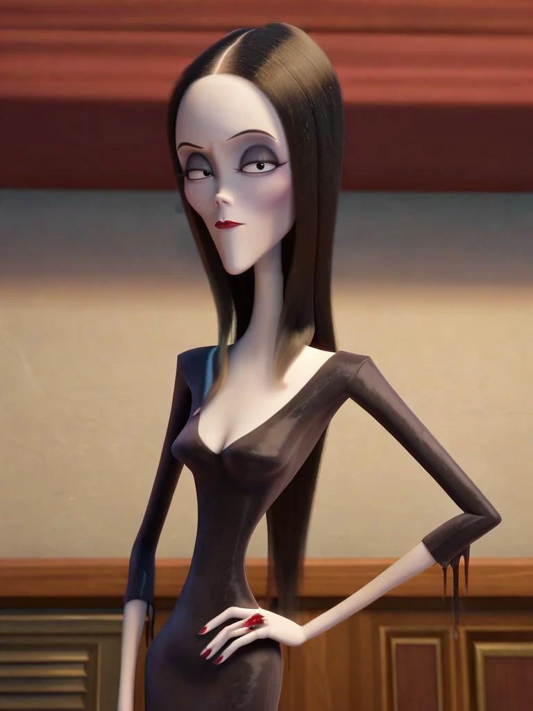 Morticia Addams ( The Addams Family ) (2 Outfits)