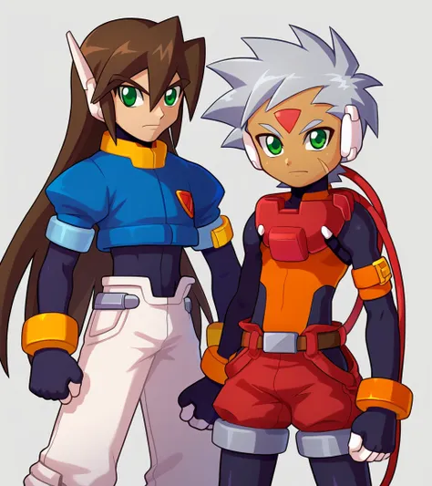 mega man zx(series) | vent / grey