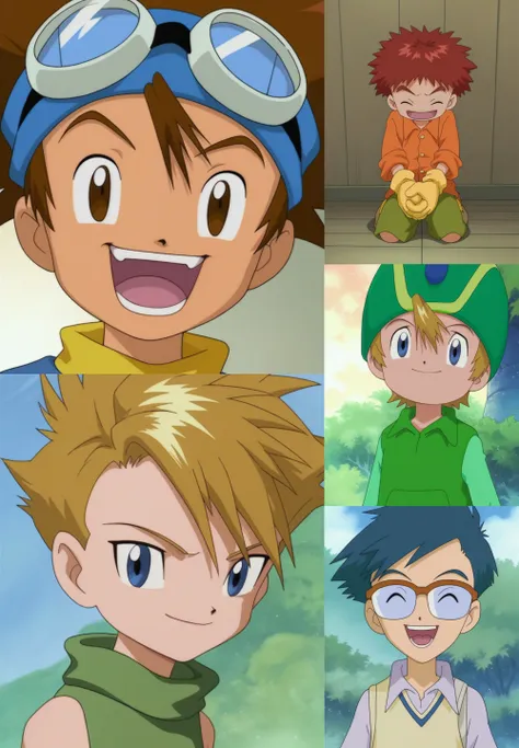 Digimon Adventure 01 Male Characters Pack