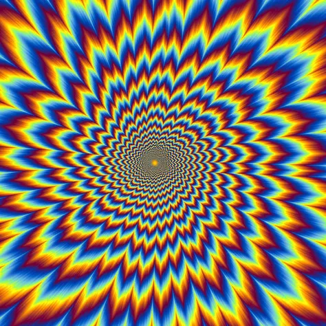 MESMERIZING OPTICAL ILLUSION FLUX