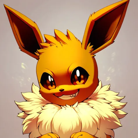 score_9, score_8_up, score_7_up, score_6_up, score_5_up, score_4_up, source_furry, rating_safe BREAK solo, furry, furry female, eevee, pokemon (creature), looking at viewer, grin