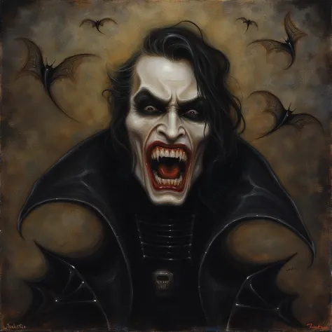 painting by brian smith, vampire