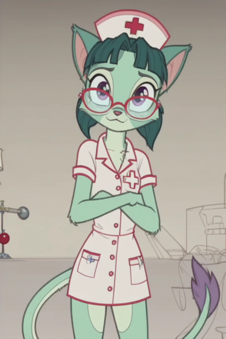 score_9, score_8_up,
l1l1th_dcp, glasses, tail,
<lora:Lilith_Dreamkeepers_-_Prelude:1>
nurse costume, looking at viewer, nurce hat,
screencap,
sketch,