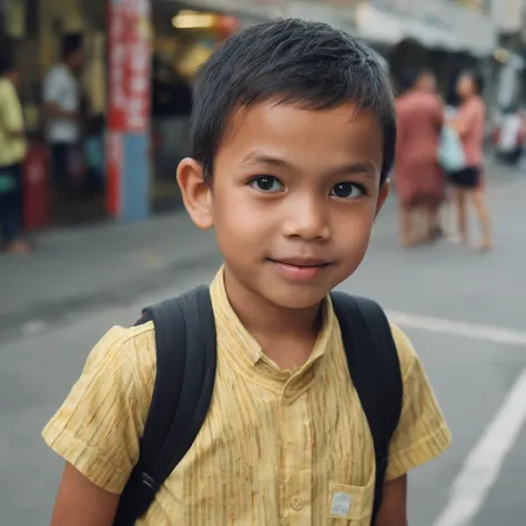 photo of one malay kid