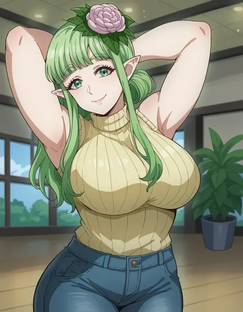 Kusahanada (草花田) - Plus-Sized Elf (Elf-san wa Yaserarenai.) (エルフさんは痩せられない。)