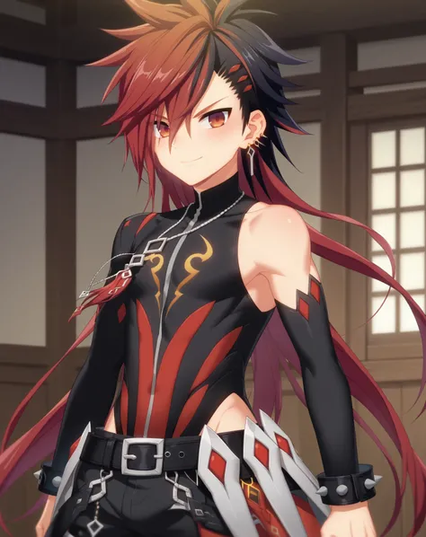 score_9, score_8_up, score_7_up, source_anime, anime screencap, depth of field, rating_safe, BREAK,
1boy, solo, yaoi, male focus,
looking at viewer, cowboy shot, facing viewer, standing, straight-on, arms at sides,
<lora:elsword_immortal:1> elsword immorta...