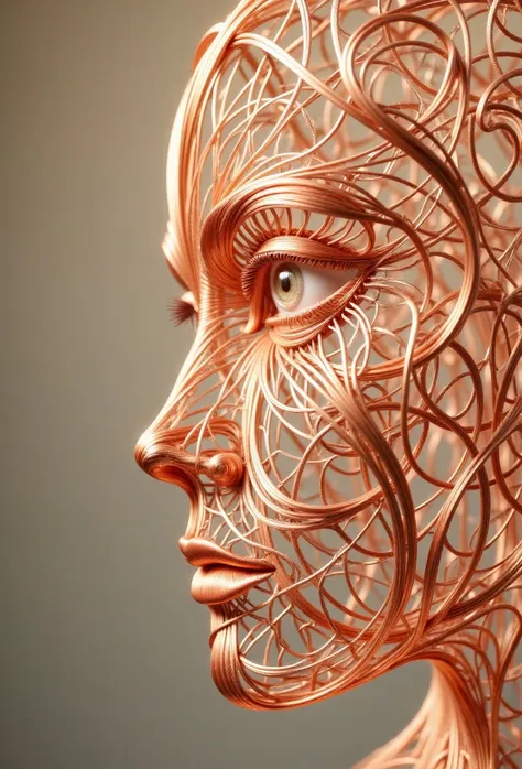 hszd_copper | FLUX  art Copper Wire Style