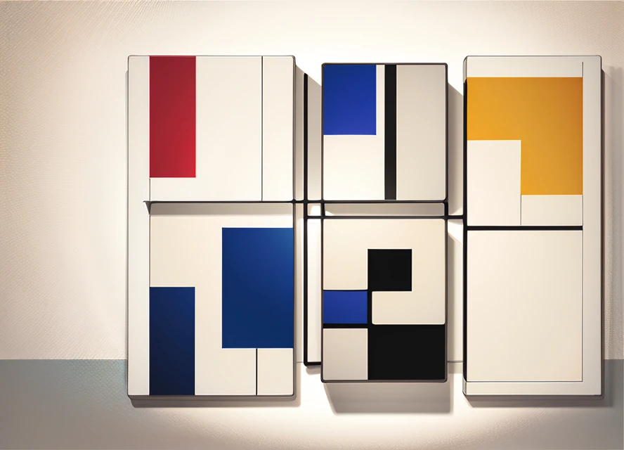 best quality,masterpiece,highly detailed,ultra-detailed,  <lora:Piet_Mondrian_V02:1> 
by  piet mondrian, abstract ,