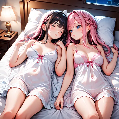 1.5 Lesbian sleeping together