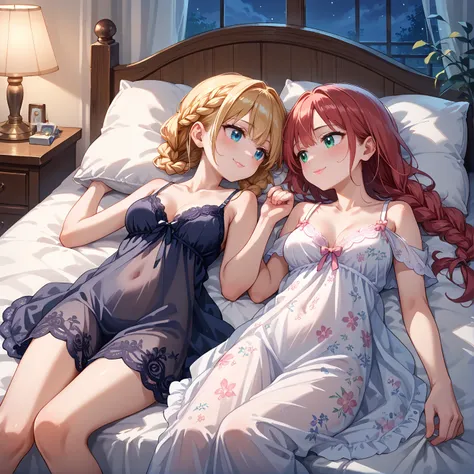 Lesbian sleeping together