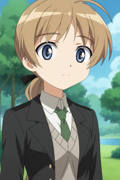 anime screencap, Lynne, upper body, solo <lora:Strike_Witches-Lynne-PDXL-s1:0.8>