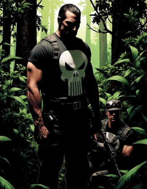 The Punisher MAX - Cover Art Style