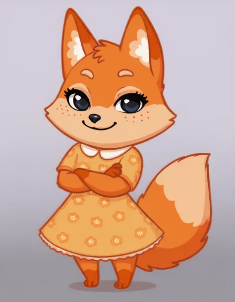 Orange fox | VK Stickers | PDXL