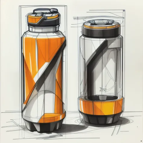 Industrial Design X Marker Rendering