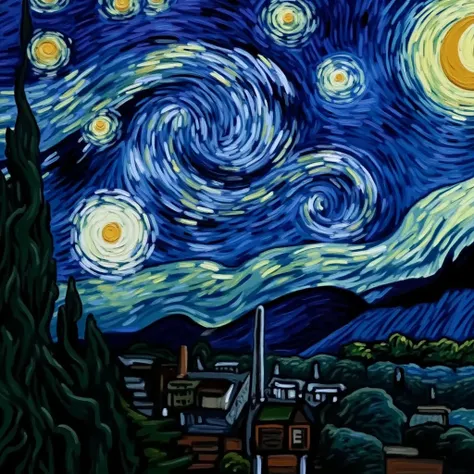 Vincent van Gogh's artistic style