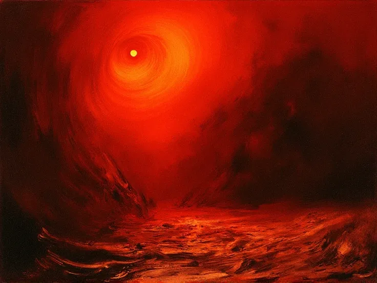 spookiscari A painting of hell