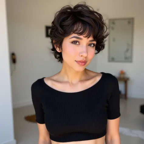 Short Layered Pixie Harstyle