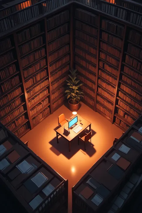 score_9, score_8_up, score_7_up, source_anime, rating_safe, evening, natural lighting, library focus, library_bookshelf, no huma...