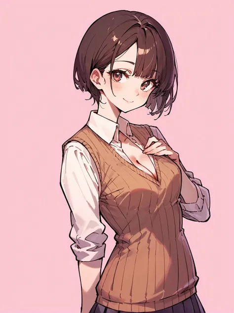 【COSTUME】Shirt, Vest, Cleavage (Request)