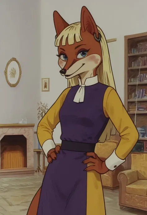 Female Fox character. THE PILL, cartoon (1983, USSR)
