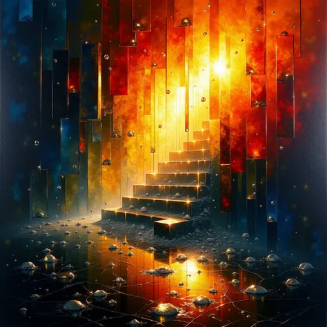Generation Mode:

flux_txt2img

Positive Prompt:

Fine-Cut Glass style art steps out of the frame, details visible in the lit edges of fragments, cubism, surrealism, modernism, Ruthless, Minimalist painting, geometric abstraction, exploration of form and c...