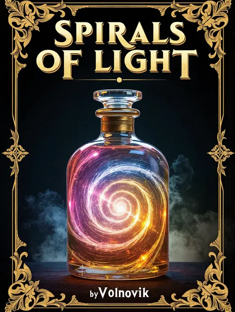 Flux spirals of light / glow enhance