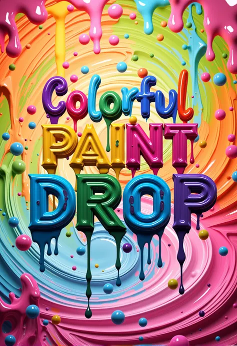 🌀 Colorful Paint Drop [Flux]