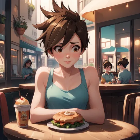 Sitting Across From - Concept
