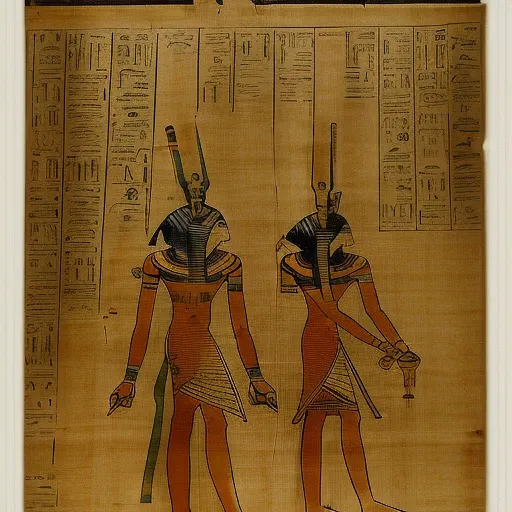 Ancient Egyptian Papyrus 2900 B.C.
